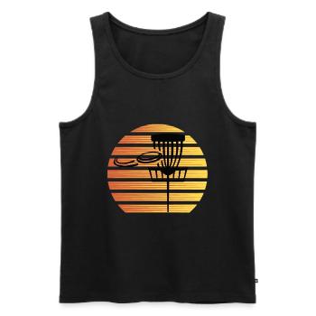 Ultimate Frisbee Hobby Design Für Frisbee Spieler - Männer Premium Bio Tank Top - Schwarz - Vorne - AI Model Male 178 light (178cm)