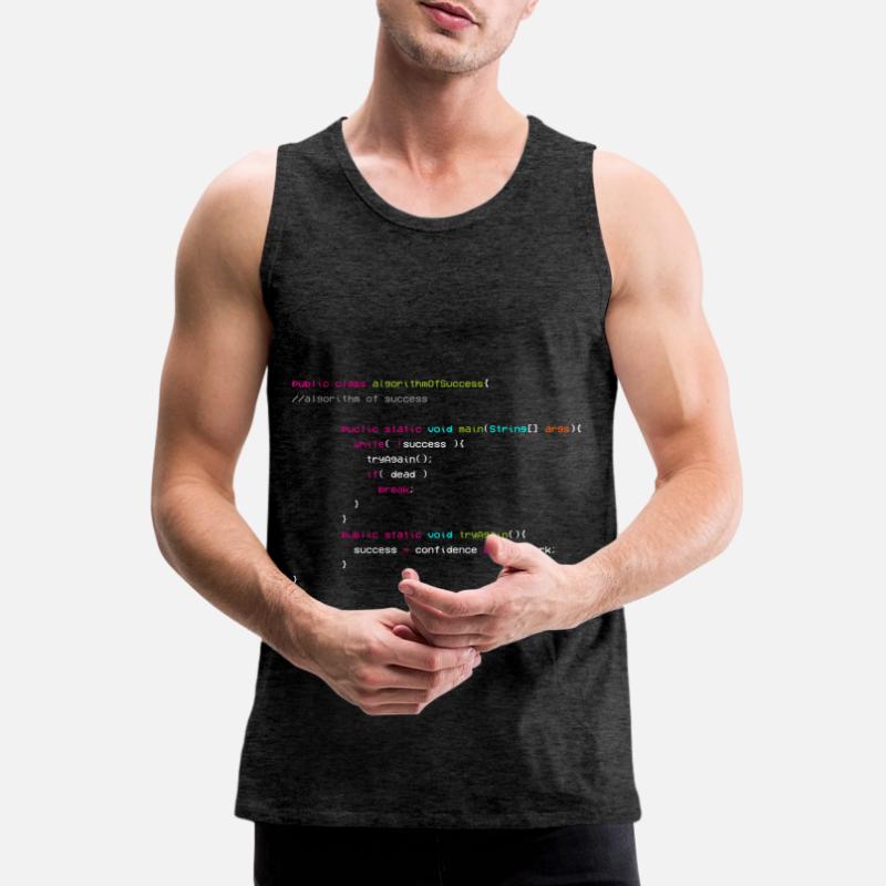 Algorithm Of Success - Coder - Informatiker Männer Premium Bio Tank Top