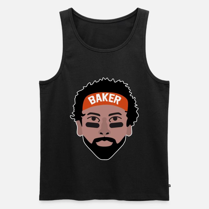 Face Baker - Männer Premium Bio Tank Top - Schwarz
