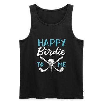 Happy Birdie To Me Golfspieler Golf Spielen Golfer - Débardeur bio Premium Homme - noir - Devant - Michal (187cm)
