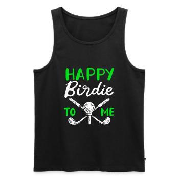 Happy Birdie To Me Golfspieler Golf Spielen Golfer - Débardeur bio Premium Homme - noir - Devant - Michal (187cm)