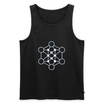 DeFi Decentralized Finance Blockchain BTC Crypto - Männer Premium Bio Tank Top - Schwarz - Vorne - AI Model Male 178 light (178cm)