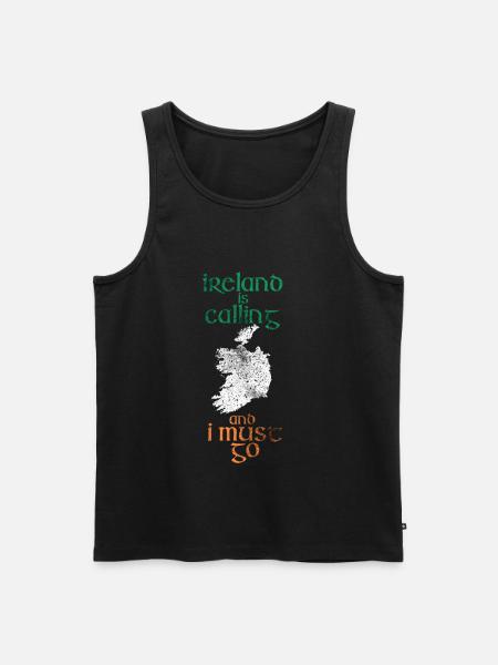Ireland - Men's Premium Organic Tank Top - black