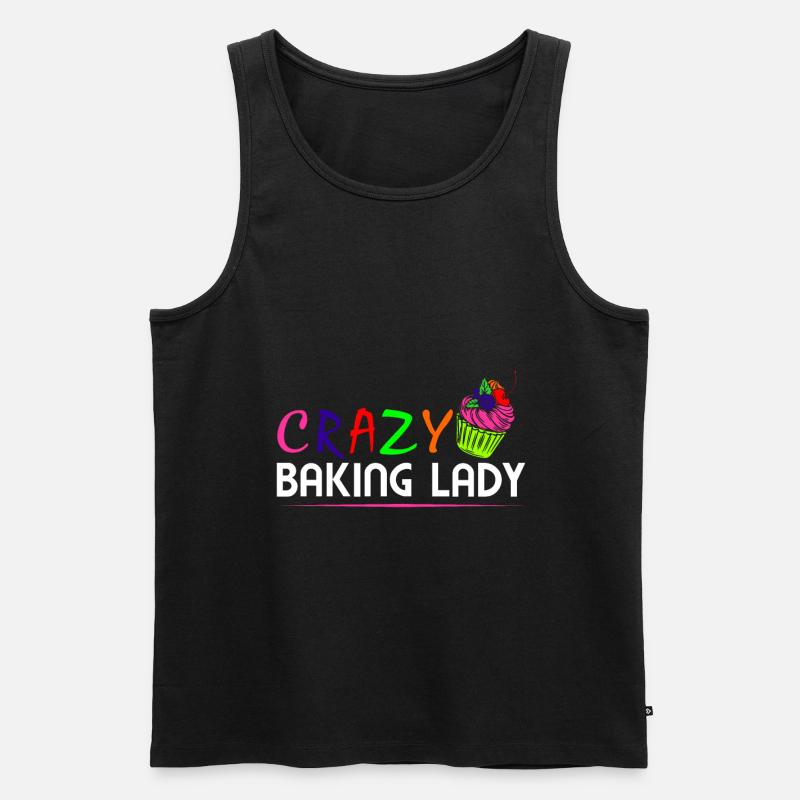 Backen - Männer Premium Bio Tank Top - Schwarz