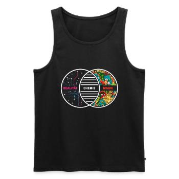 Chemie - Männer Premium Bio Tank Top - Schwarz - Vorne - Michal (187cm)