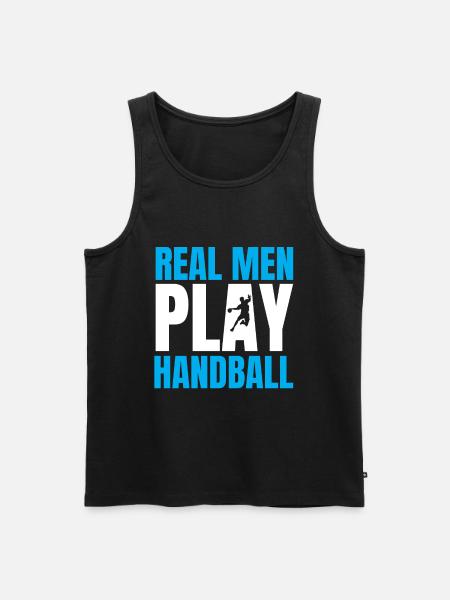 handball - Men's Premium Organic Tank Top - black