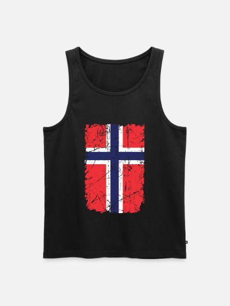 Norway - Men's Premium Organic Tank Top - black