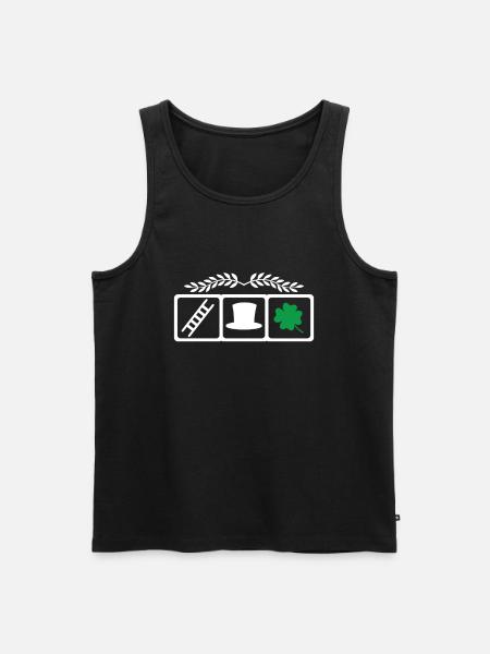 Schornsteinfeger - Männer Premium Bio Tank Top - Schwarz