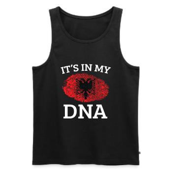 Albanien - Männer Premium Bio Tank Top - Schwarz - Vorne - Michal (187cm)