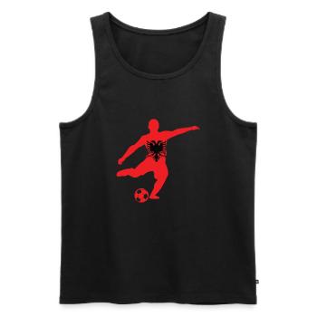 Albanien - Männer Premium Bio Tank Top - Schwarz - Vorne - Michal (187cm)