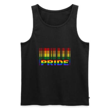 Lgbt - Männer Premium Bio Tank Top - Schwarz - Vorne - AI Model Male 178 light (178cm)
