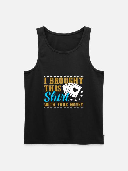 Poker Poker Gift - Men's Premium Organic Tank Top - black