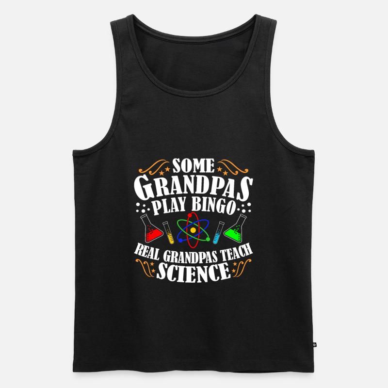 Opa - Männer Premium Bio Tank Top - Schwarz