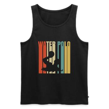 Water polo - Men's Premium Organic Tank Top - black - Front - Michal (187cm)
