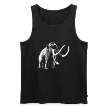 Mammut - Männer Premium Bio Tank Top - Schwarz - Vorne - Michal (187cm)