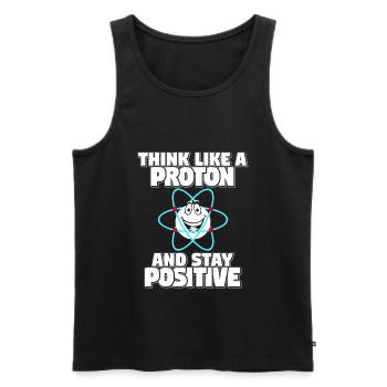 Chemie - Männer Premium Bio Tank Top - Schwarz - Vorne - Michal (187cm)