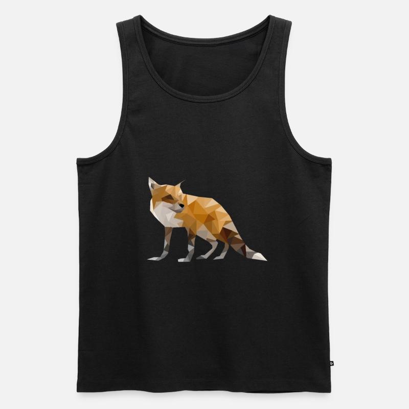 Fuchs - Männer Premium Bio Tank Top - Schwarz