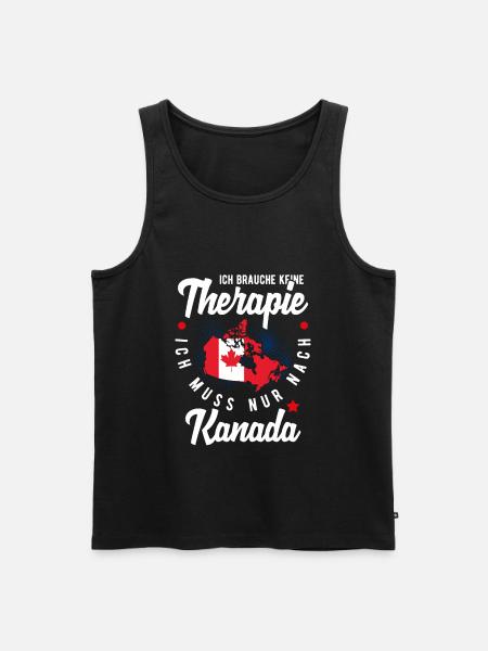 Kanada - Männer Premium Bio Tank Top - Schwarz