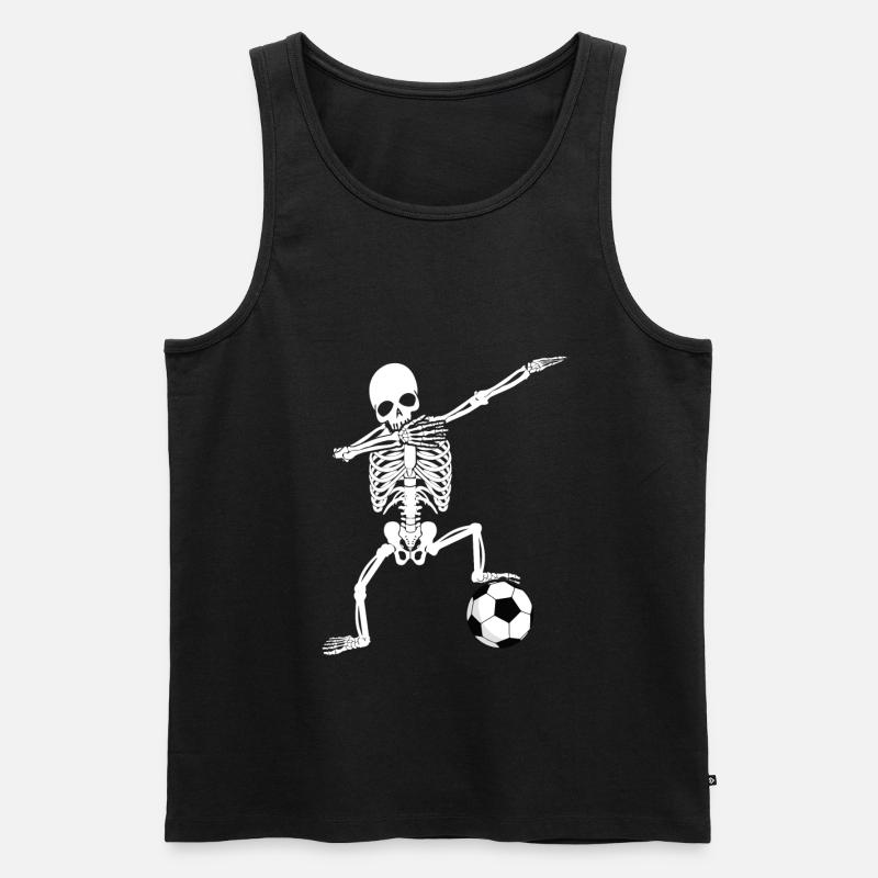 Fußball - Männer Premium Bio Tank Top - Schwarz