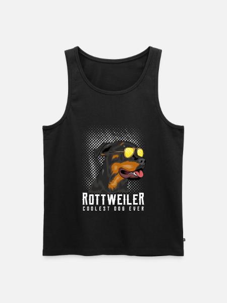 rottweiler - Men's Premium Organic Tank Top - black