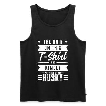 Husky - Débardeur bio Premium Homme - noir - Devant - Michal (187cm)
