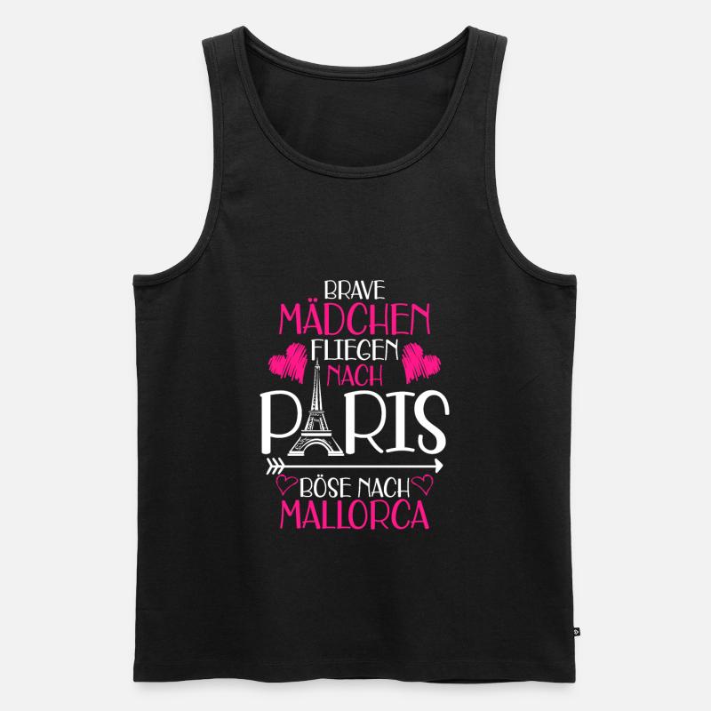 Mallorca - Männer Premium Bio Tank Top - Schwarz