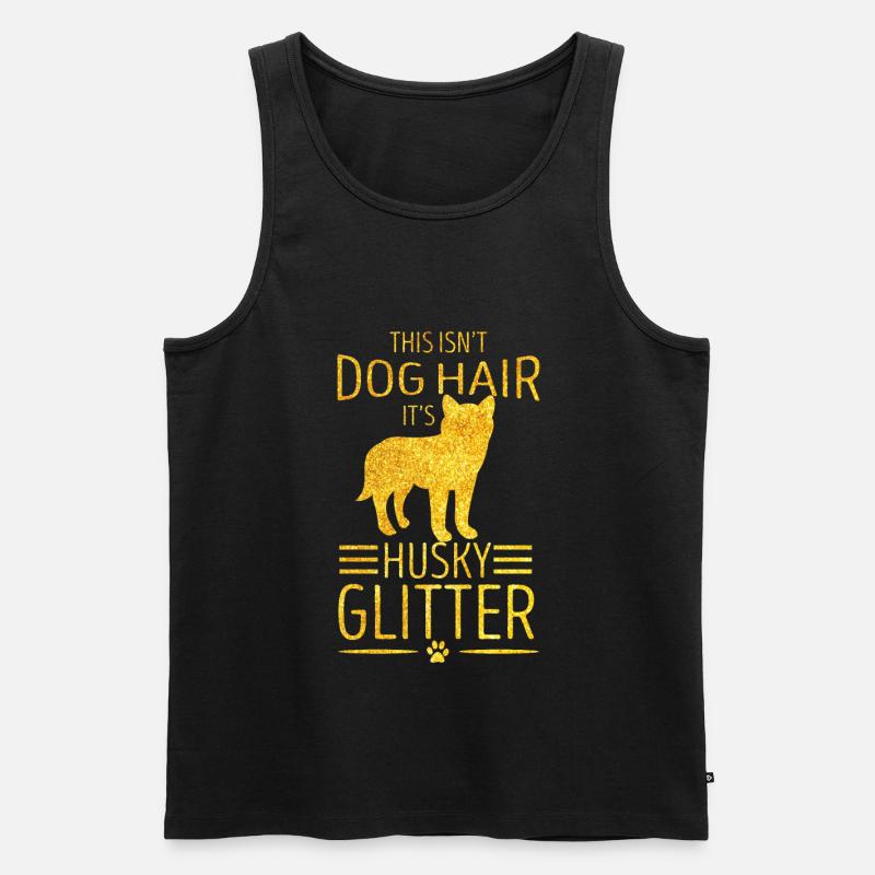 Husky - Männer Premium Bio Tank Top - Schwarz
