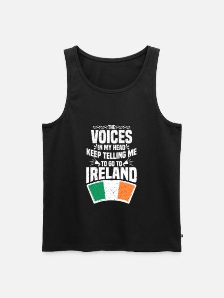 Ireland - Men's Premium Organic Tank Top - black