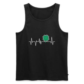 Irland - Männer Premium Bio Tank Top - Schwarz - Vorne - Michal (187cm)