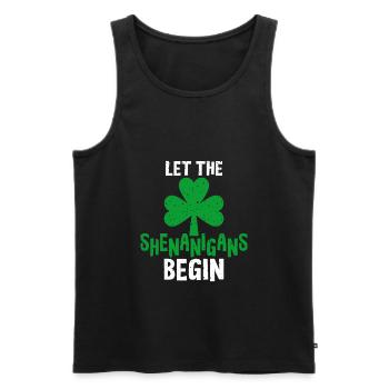 Irland - Männer Premium Bio Tank Top - Schwarz - Vorne - Michal (187cm)