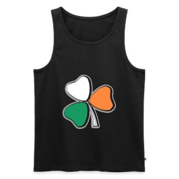 Irland - Männer Premium Bio Tank Top - Schwarz - Vorne - Michal (187cm)