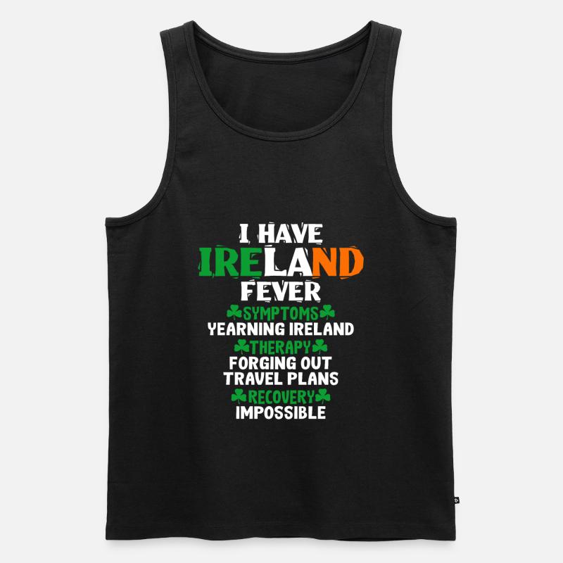 Irland - Männer Premium Bio Tank Top - Schwarz
