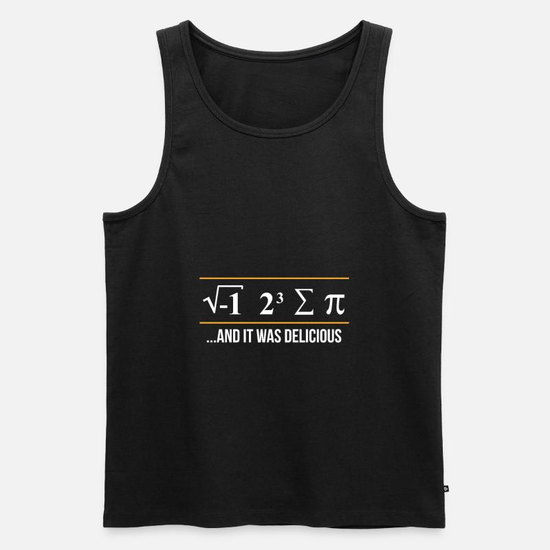 Physik - Männer Premium Bio Tank Top - Schwarz