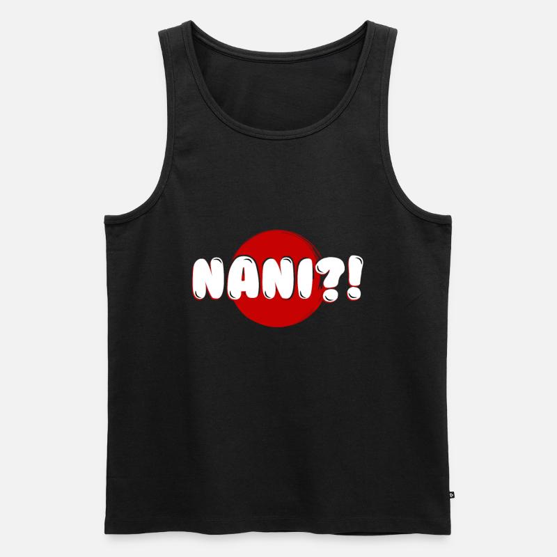 Japan - Männer Premium Bio Tank Top - Schwarz