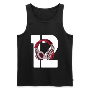 Gambling 12th Birthday Gift Gamer 12 years - Men's Premium Organic Tank Top - black - Front - AI Model Male 178 light (178cm)