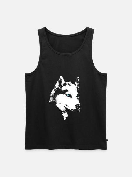 Husky - Men's Premium Organic Tank Top - black