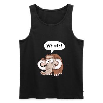 Mammut - Männer Premium Bio Tank Top - Schwarz - Vorne - Michal (187cm)