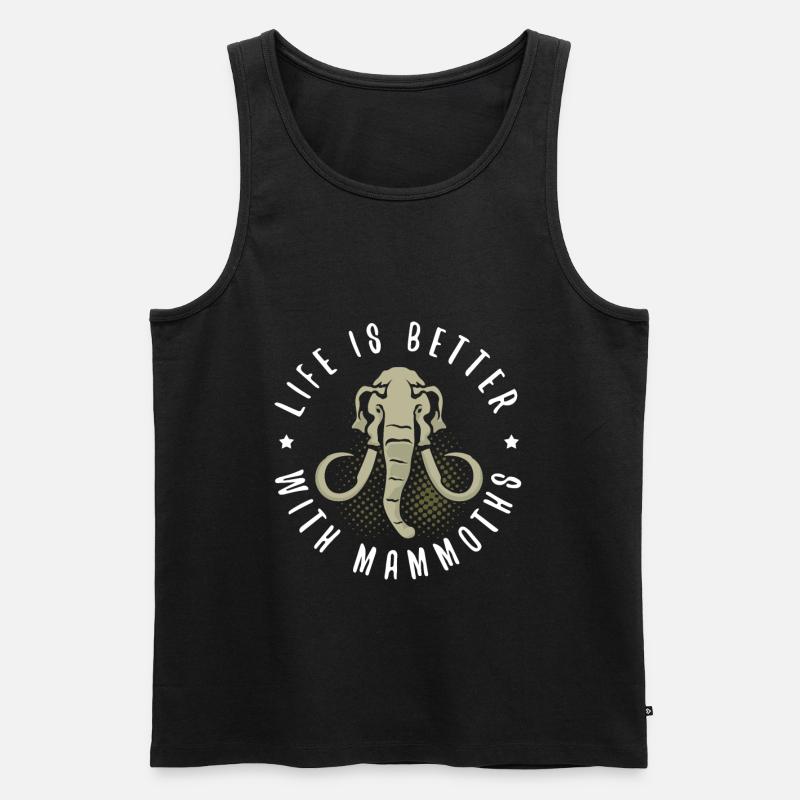 Mammut - Männer Premium Bio Tank Top - Schwarz