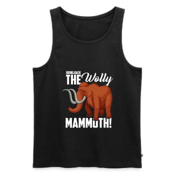 Mammut - Männer Premium Bio Tank Top - Schwarz - Vorne - Michal (187cm)
