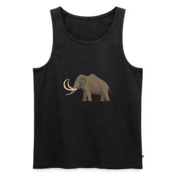 Mammoth - Men's Premium Organic Tank Top - black - Front - AI Model Male 178 light (178cm)