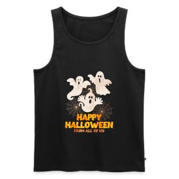 Halloween - Débardeur bio Premium Homme - noir - Devant - Michal (187cm)