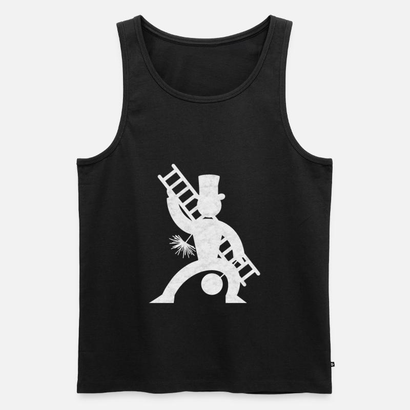 Schornsteinfeger - Männer Premium Bio Tank Top - Schwarz