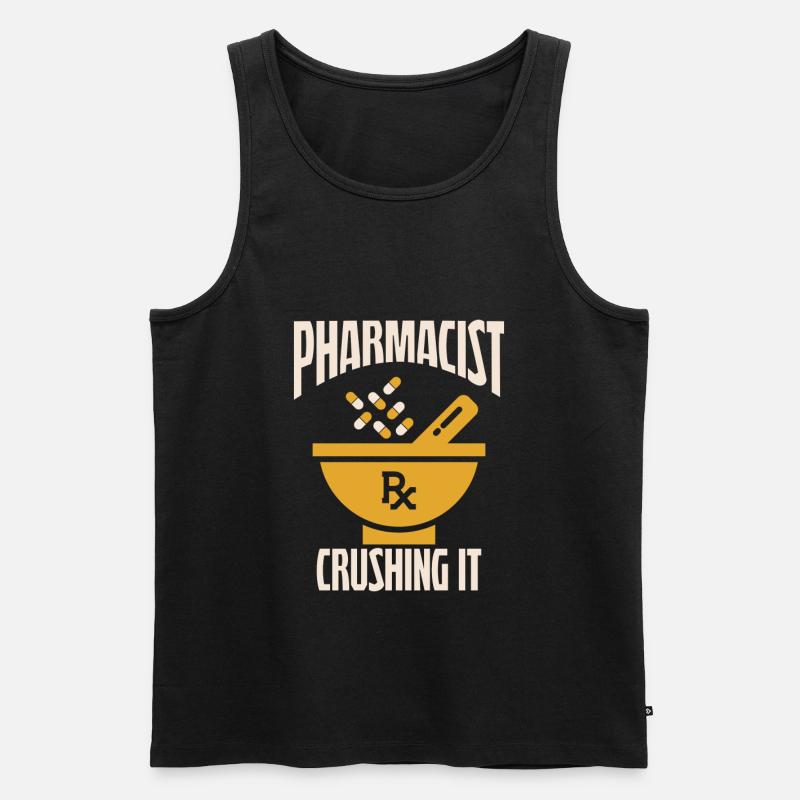 Apotheker - Männer Premium Bio Tank Top - Schwarz