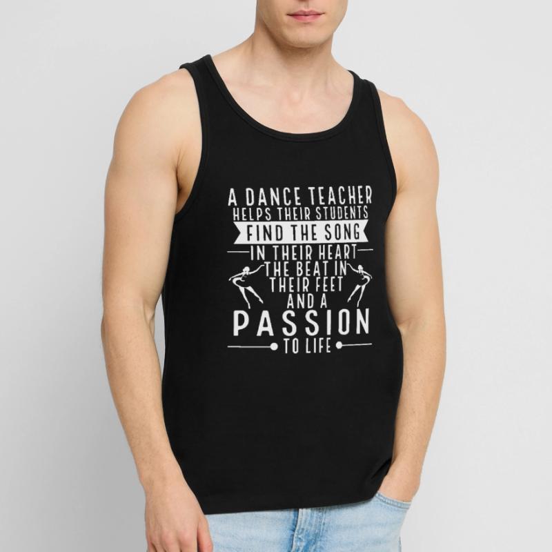 École de danse Ballet Cours de danse Professeur de danse Débardeur bio Premium Homme