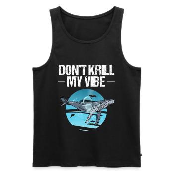 Marine biologist scientists whale marine animal ocean - Men's Premium Organic Tank Top - black - Front - Michal (187cm)