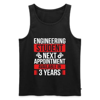 Engineering Student Study Engineering School - Männer Premium Bio Tank Top - Schwarz - Vorne - AI Model Male 178 light (178cm)