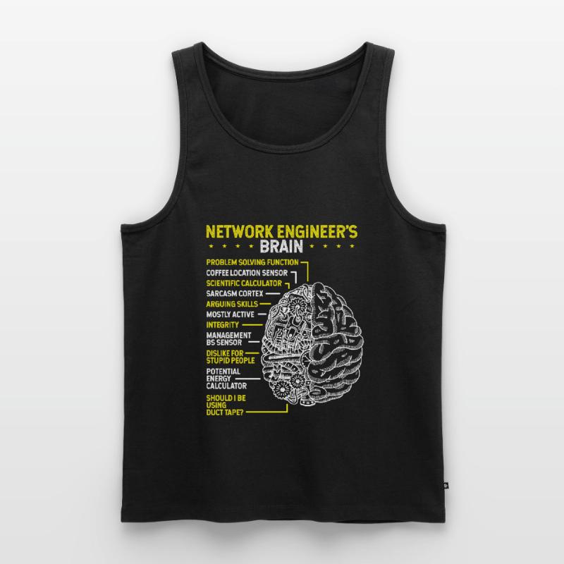 Network Engineer Networking Network Engineering Men's Premium Organic Tank Top