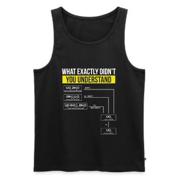 Nuclear Engineering Nuclear Nuclear Professor - Männer Premium Bio Tank Top - Schwarz - Vorne - AI Model Male 178 light (178cm)