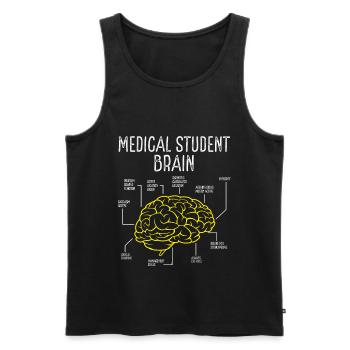 Medical Student Medical School Must Haves Medicals - Men's Premium Organic Tank Top - black - Front - AI Model Male 178 light (178cm)