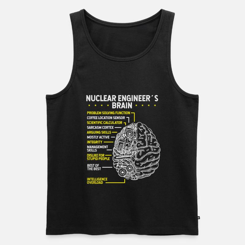 Nuclear Engineering Uranium Nuclear Engineering - Männer Premium Bio Tank Top - Schwarz